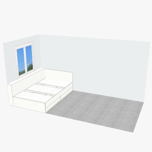 a โครงการและแบบแปลนเฟอร์นิเจอร์ 3D ฟรีจากชุมชน Flatma