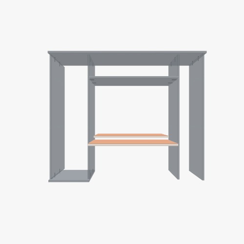 Armario con escritorio