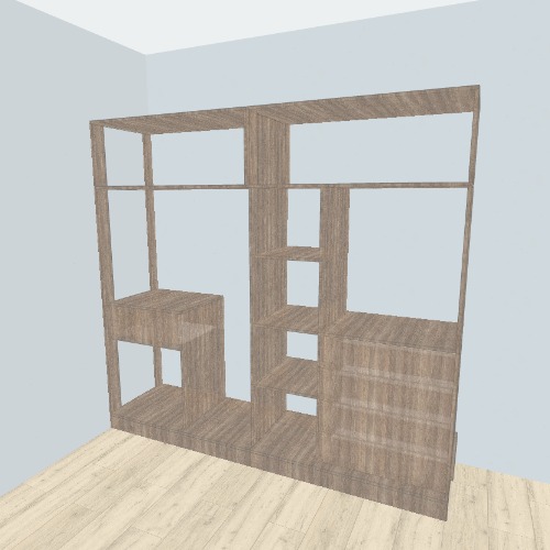 ARMARIO SIN FONDO NI LATERALES