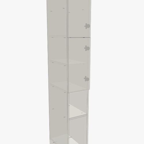 Back door tall cabinet