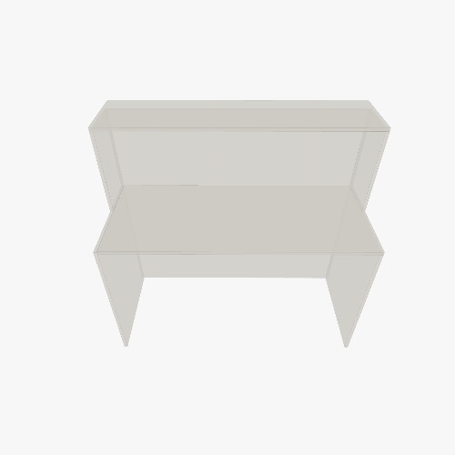 BarcounterCumOffice Proyek dan denah furnitur 3D gratis dari Komunitas Flatma