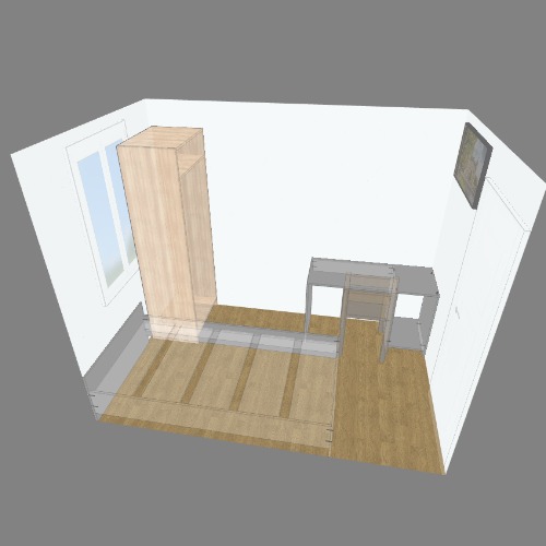 bedroom Free 3D furniture designs and blueprints from Flatma Community