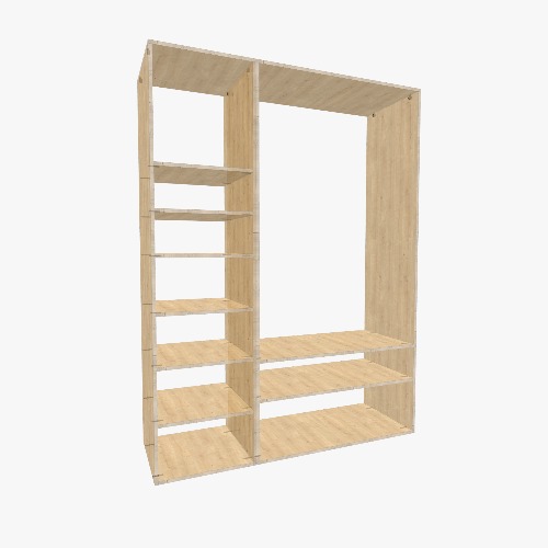 Bedroom wardrobe Degneaeblevej