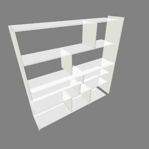 bibliothèque mezzanine Free 3D furniture designs and blueprints from Flatma Community