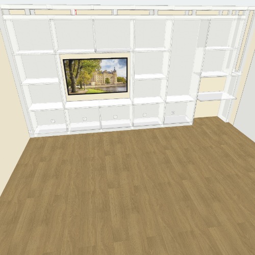 Bookshelf Wall 来自Flatma社区的免费3D家具项目和图纸