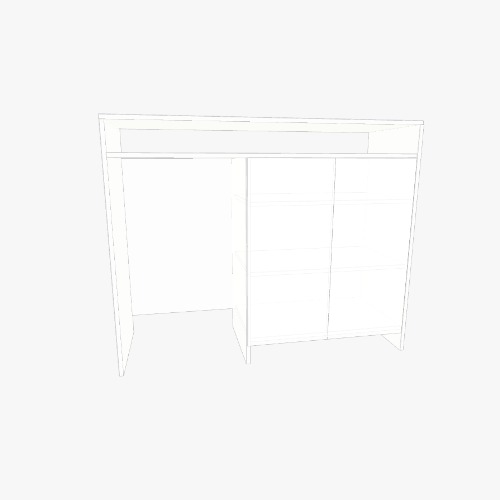 Buffet Cristaleira Proyectos y planos de muebles 3D gratuitos de la Comunidad Flatma