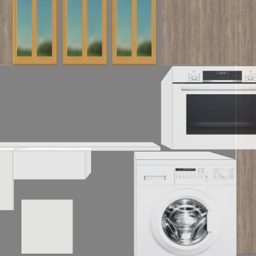 cocina Бесплатные 3D-проекты мебели и чертежи от сообщества Flatma