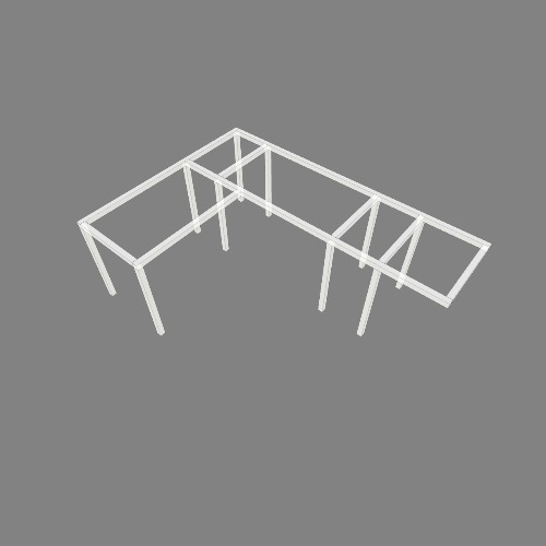 Custom desk Бесплатные 3D-проекты мебели и чертежи от сообщества Flatma