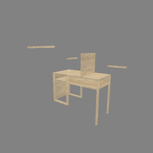 desk Free 3D furniture designs and blueprints from Flatma Community