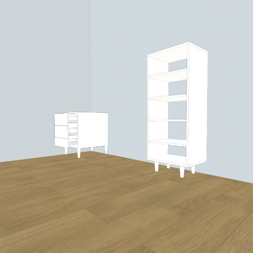 dolaplar โครงการและแบบแปลนเฟอร์นิเจอร์ 3D ฟรีจากชุมชน Flatma