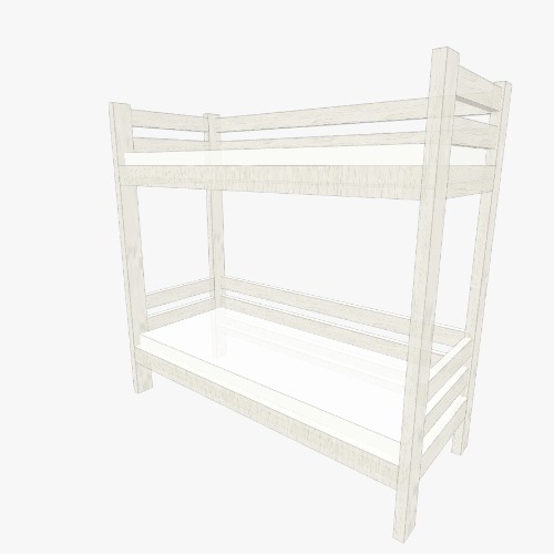 Двухъярусная кровать на вырост, Черновик Progetti e disegni di mobili 3D gratuiti dalla Comunità Flatma