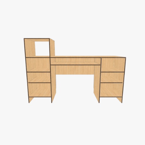 Escritorio Flatma 커뮤니티의 무료 3D 가구 프로젝트 및 도면