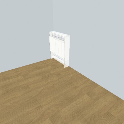 Escritorio plegable cubre-radiador