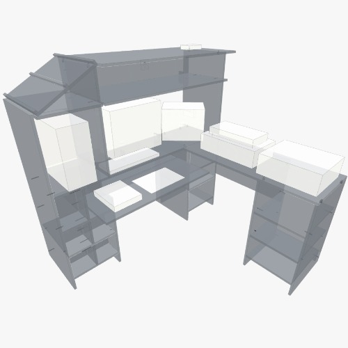 Escritorio Tipo_02 (PC+Ntbk+Rc505+Imp+Gato)