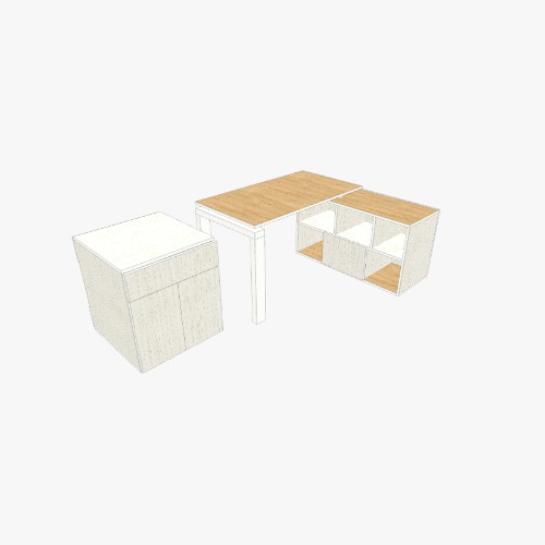 escritorio y lava platos