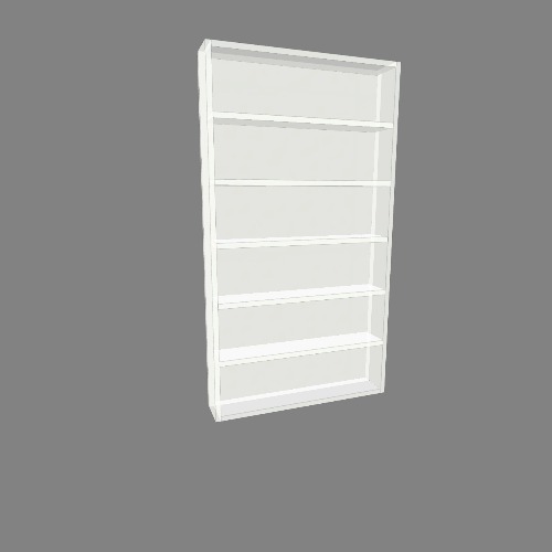 Estantería detras de la puerta