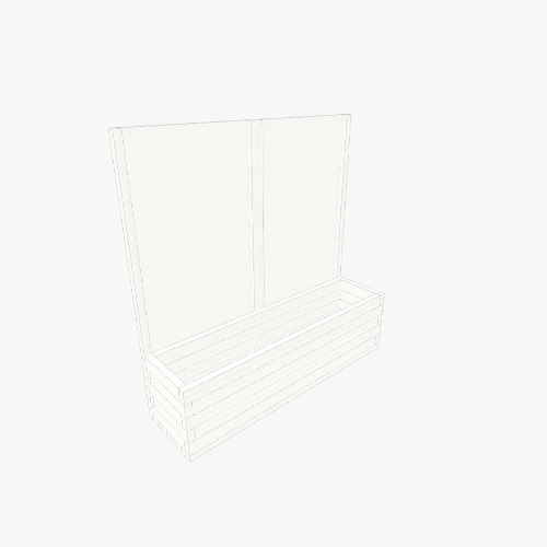 Floreira com trelica