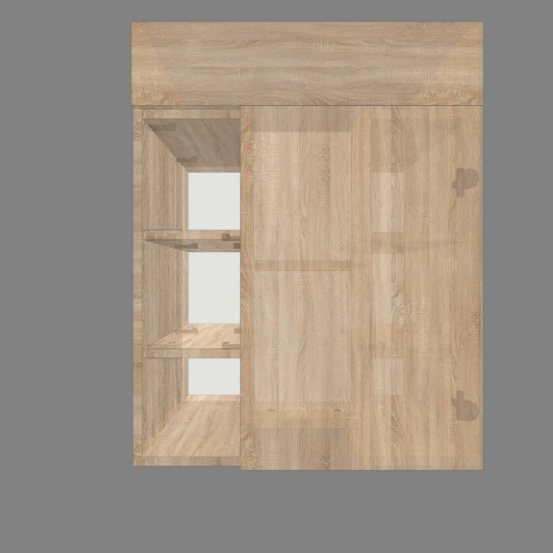 Gabinete Banheiro 74 x 61,6