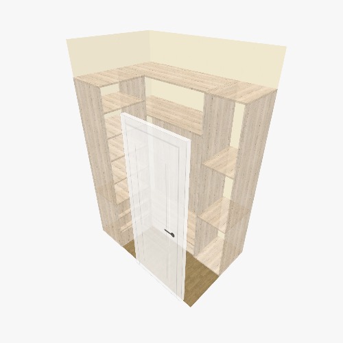 Гардероб 01 Free 3D furniture designs and blueprints from Flatma Community