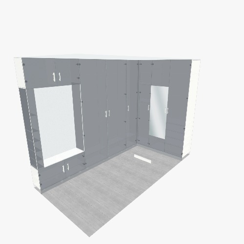 гардероб в прихожую Free 3D furniture designs and blueprints from Flatma Community