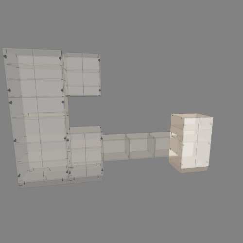 гостиная11 Бесплатные 3D-проекты мебели и чертежи от сообщества Flatma