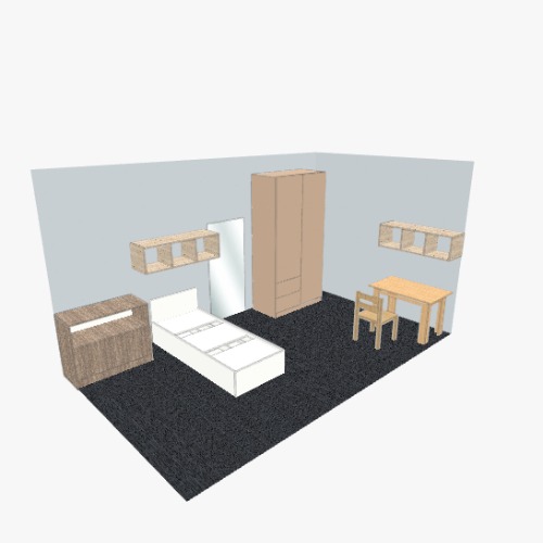 habitación inicial 1 Kostenlose 3D-Möbelprojekte und Pläne aus der Flatma Community