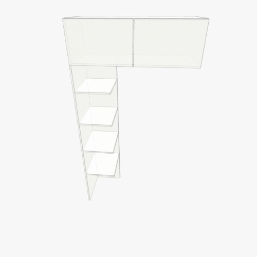 Шкаф над проемом