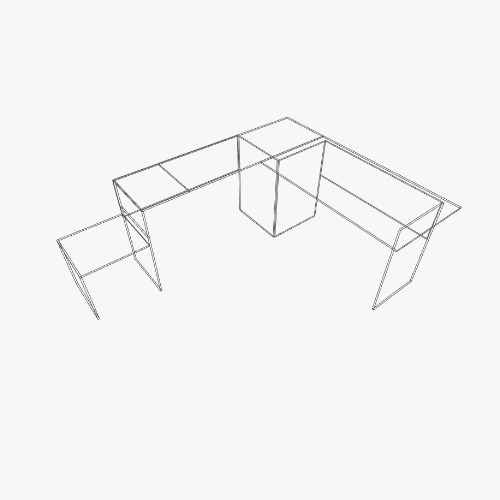 BIURKO Free 3D furniture designs and blueprints from Flatma Community