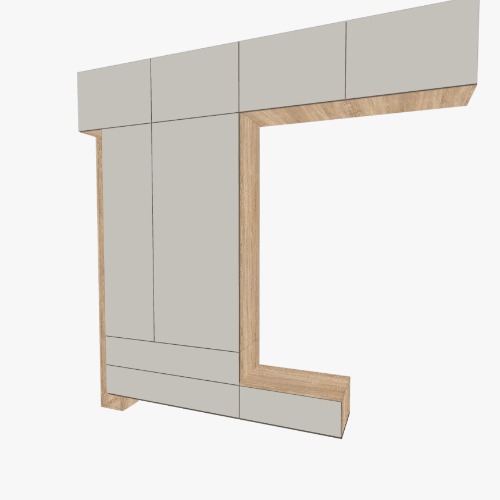 szafa przedpokoj Darmowe projekty mebli 3D i rysunki od Społeczności Flatma