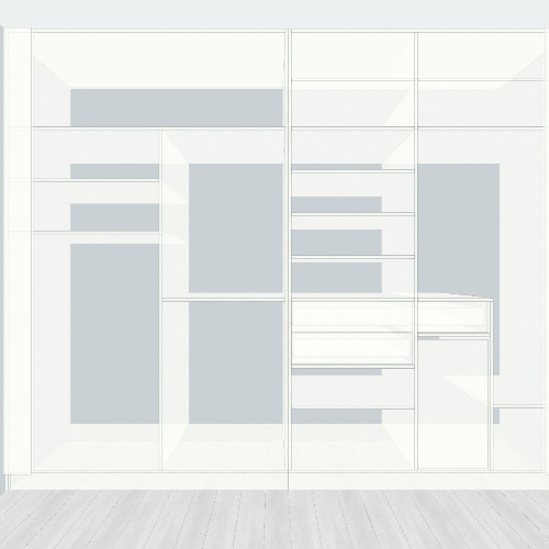 гардероб Darmowe projekty mebli 3D i rysunki od Społeczności Flatma