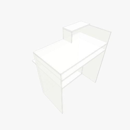 Рабочий стол кассира Free 3D furniture designs and blueprints from Flatma Community