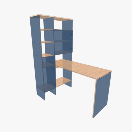 Стол с полками Free 3D furniture designs and blueprints from Flatma Community