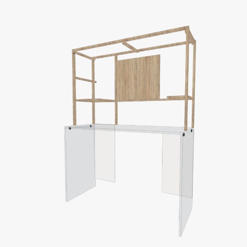 kệ làm việc fake Free 3D furniture designs and blueprints from Flatma Community