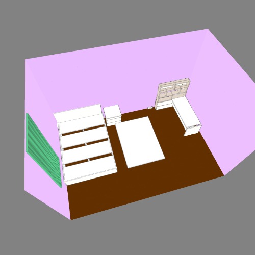 комната Free 3D furniture designs and blueprints from Flatma Community