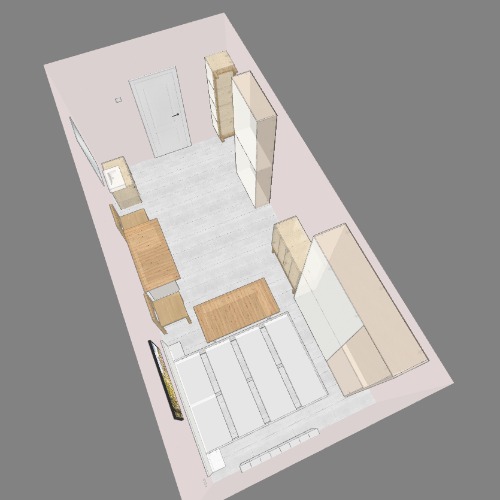 комната Бесплатные 3D-проекты мебели и чертежи от сообщества Flatma
