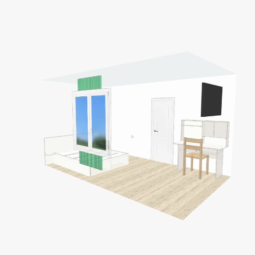 комната Мирона Бесплатные 3D-проекты мебели и чертежи от сообщества Flatma