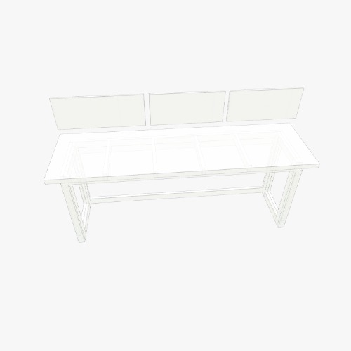 Компьютерный стол Free 3D furniture designs and blueprints from Flatma Community