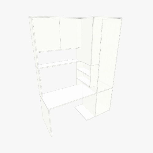 Компьютерный стол со шкафом