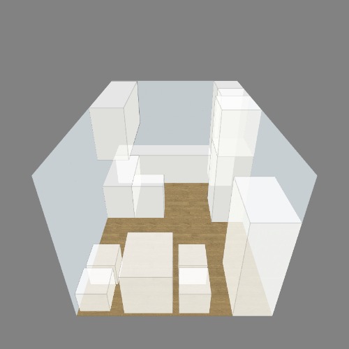 Kuchnia ze stołem AS Free 3D furniture designs and blueprints from Flatma Community
