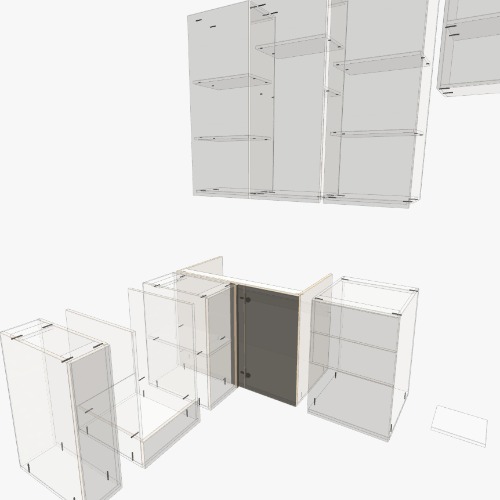 Кухня 150 на 150