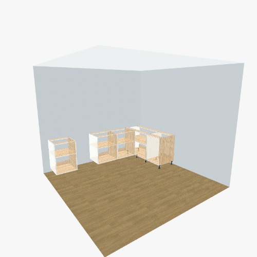 Кухня-фанера