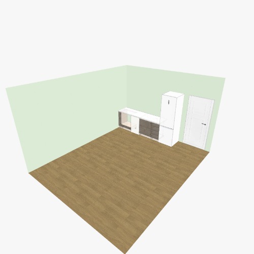 Кухня-студия 2800х2650