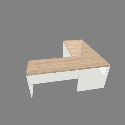 MESA 150X60 BRANCA EM L Free 3D furniture designs and blueprints from Flatma Community