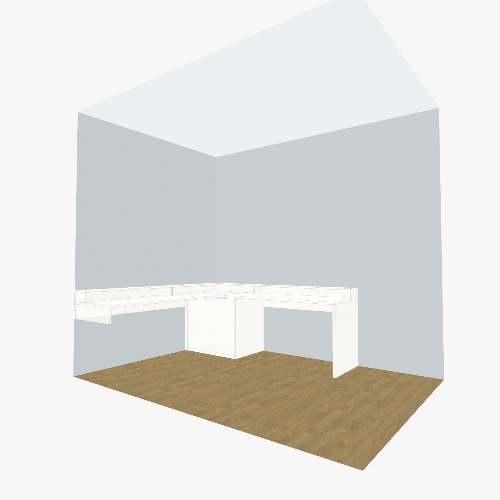 Mesa de escritório em L Free 3D furniture designs and blueprints from Flatma Community