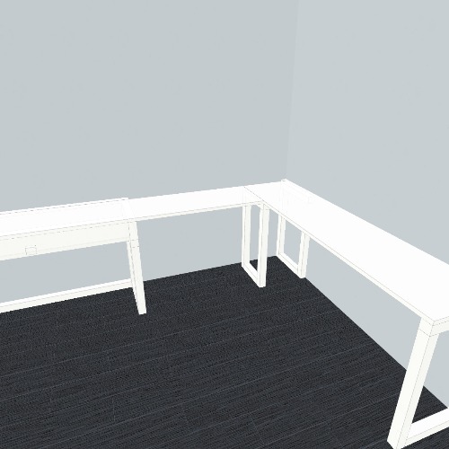 Mesa em L Free 3D furniture designs and blueprints from Flatma Community