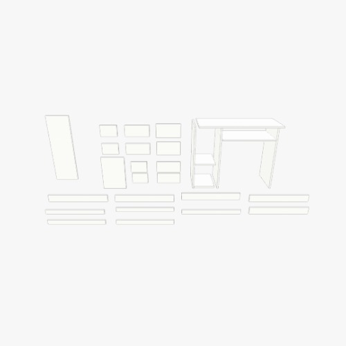 MESA MANICURE CON GAVETAS Y SMARTERO