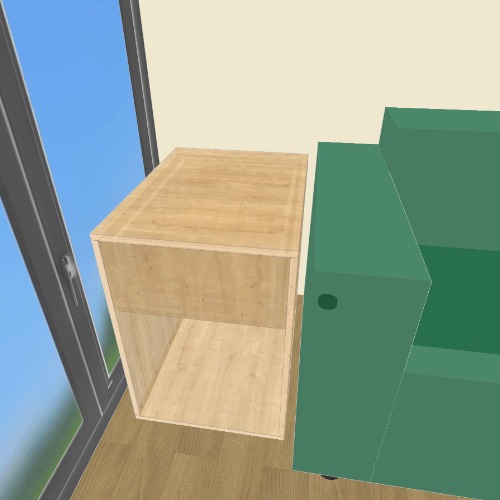 Mueble arenero + almacenamiento 65x45x60