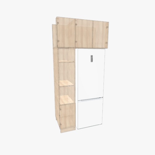 mueble nevera - cocina