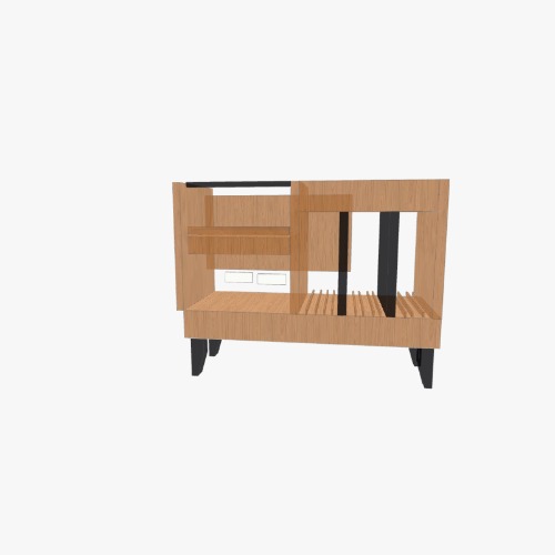 Mueble para tocadisco y vinilos