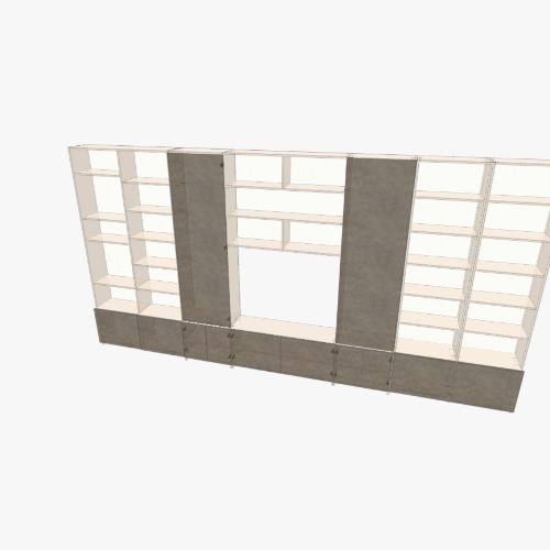 Стенка из трех секций